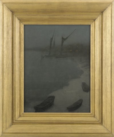 Nocturne: Grey and Silver - Chelsea Embankment, Winter by James Abbott McNeill Whistler